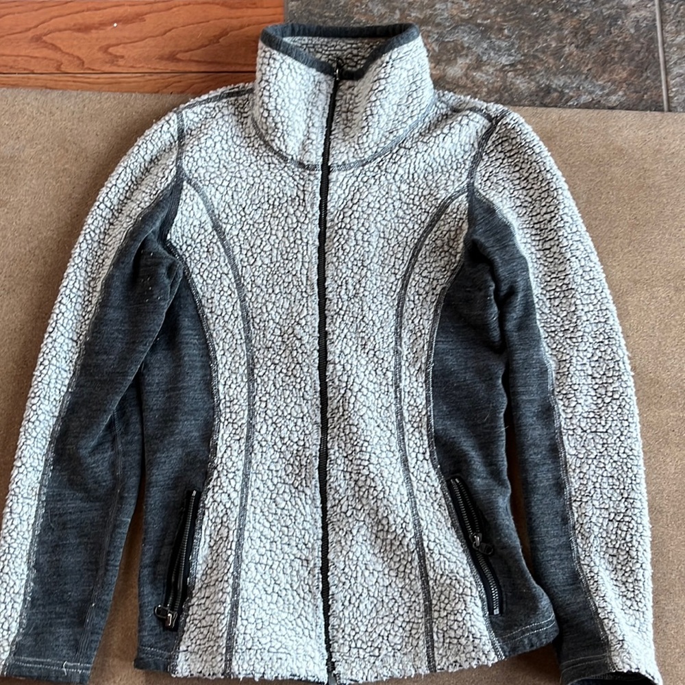 Kuhl womens XS zip up wool light jacket sweater